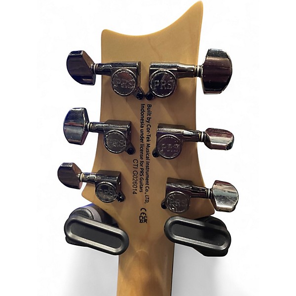 Used PRS SE Swamp Ash CE 24 Sandblasted Red Solid Body Electric Guitar