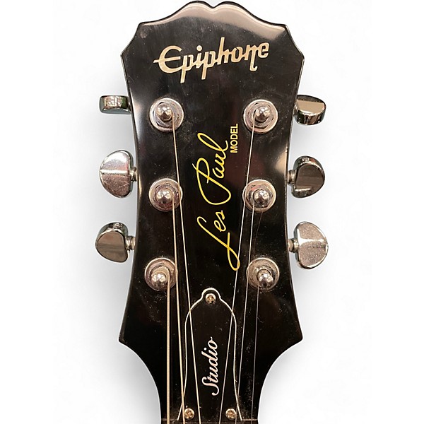 Used Epiphone Les Paul Studio Green Chameleon Solid Body Electric Guitar