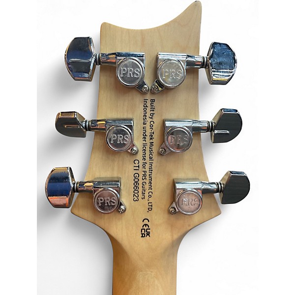 Used PRS CE24 Satin Black Solid Body Electric Guitar