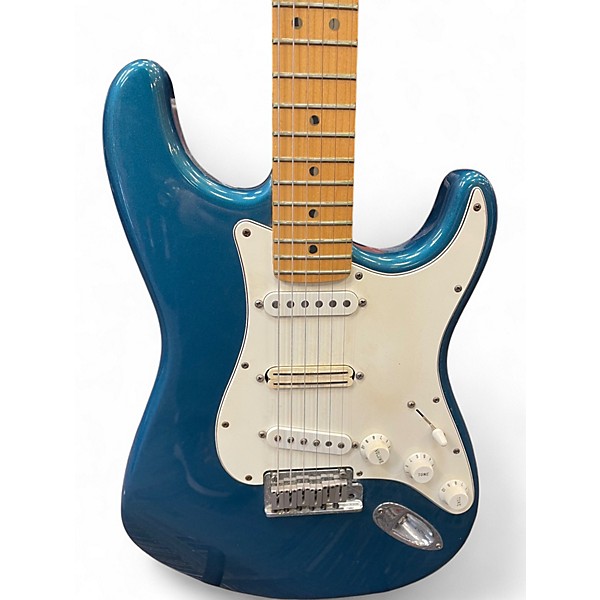 Used 1999 Fender American Standard Stratocaster Metallic Aqua Marine Solid Body Electric Guitar
