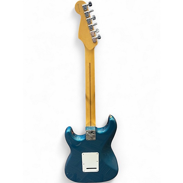 Used 1999 Fender American Standard Stratocaster Metallic Aqua Marine Solid Body Electric Guitar