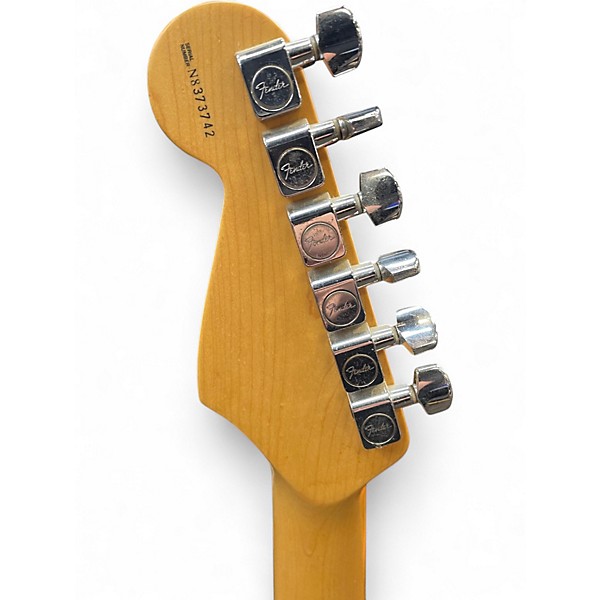 Used 1999 Fender American Standard Stratocaster Metallic Aqua Marine Solid Body Electric Guitar