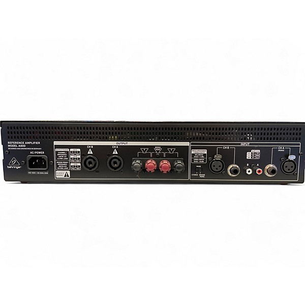 Used Behringer A800 Power Amp