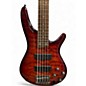 Used Ibanez SR405QM Charcoal Brown Electric Bass Guitar