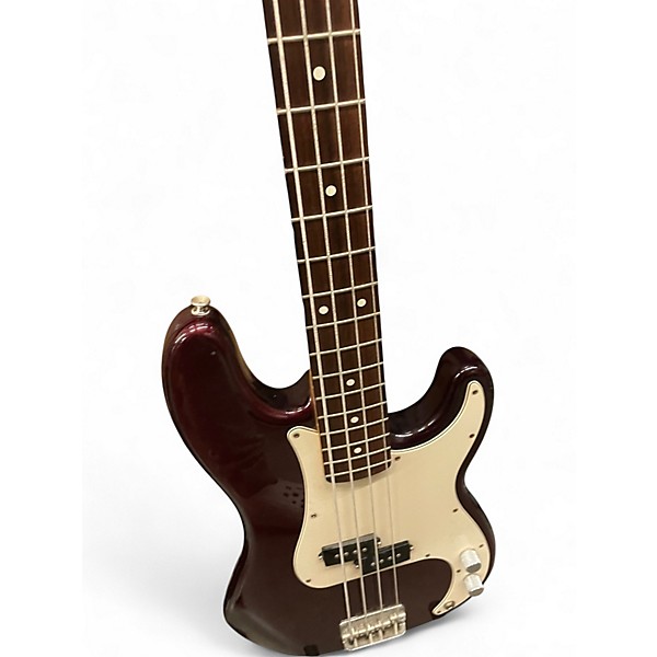 Used Fender Standard Precision Bass MIDNIGHT WINE Electric Bass Guitar