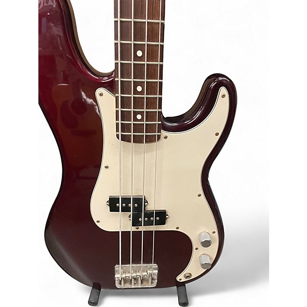 Used Fender Standard Precision Bass MIDNIGHT WINE Electric Bass Guitar