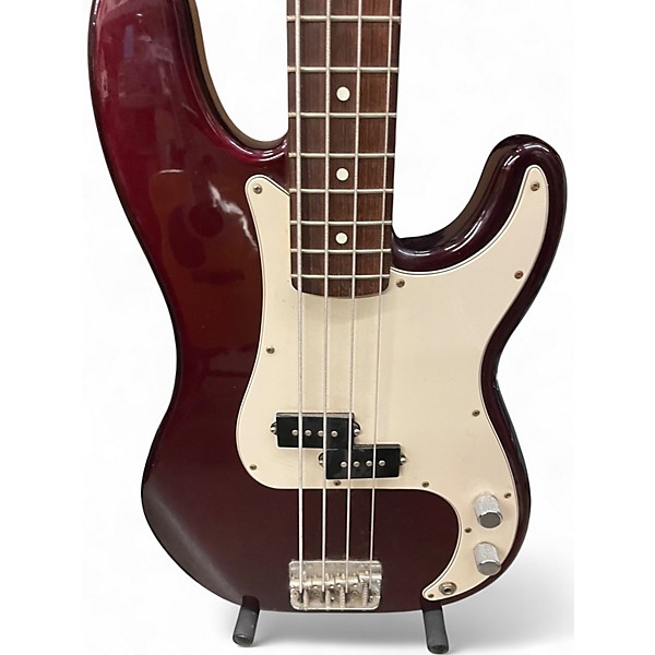 Used Fender Standard Precision Bass MIDNIGHT WINE Electric Bass Guitar