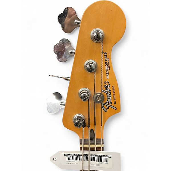 Used Fender Standard Precision Bass MIDNIGHT WINE Electric Bass Guitar