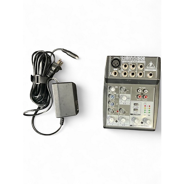 Used Behringer xenyx 502 Unpowered Mixer