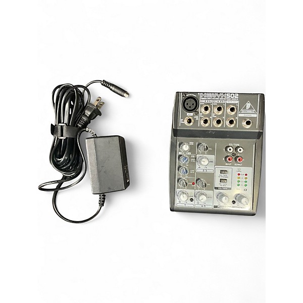 Used Behringer xenyx 502 Unpowered Mixer