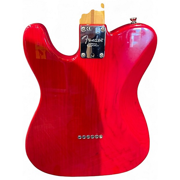Used Fender American Standard Telecaster Crimson Red Solid Body Electric Guitar