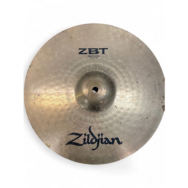 Used Zildjian 14in ZBT Hi Hat Bottom Cymbal