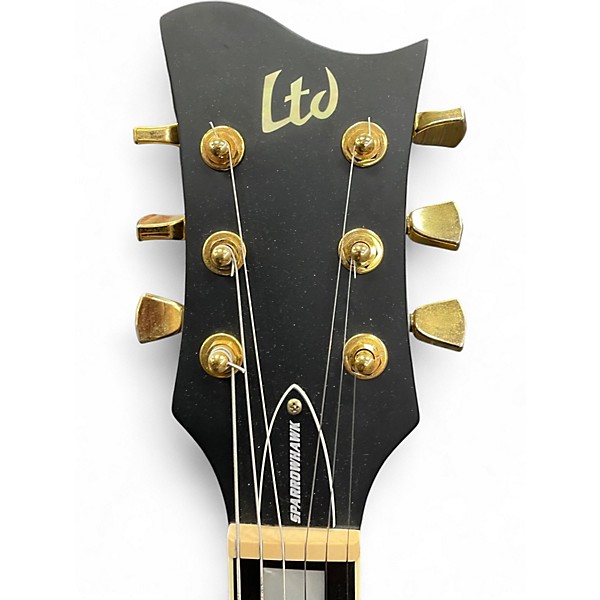 Used Ltd SPARROWHAWK BILL KELLEHER BLACK Solid Body Electric Guitar