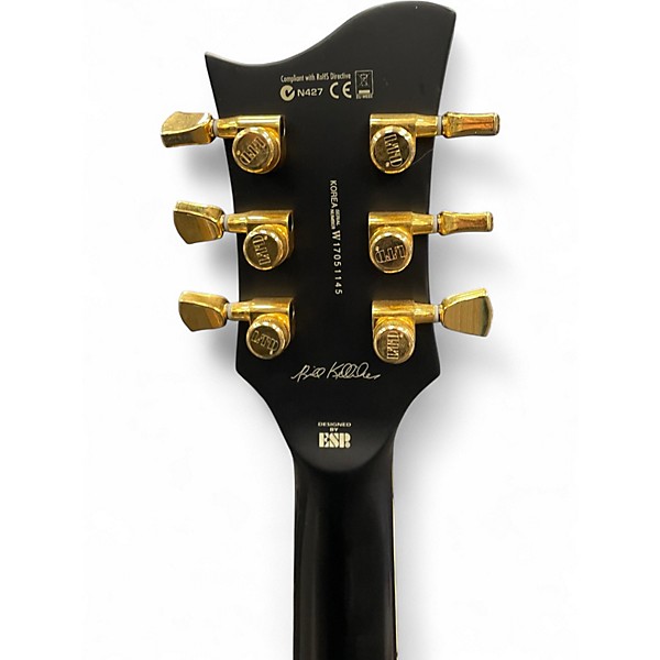 Used Ltd SPARROWHAWK BILL KELLEHER BLACK Solid Body Electric Guitar