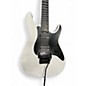 Used Schecter Guitar Research Diamond Series PT White Solid Body Electric Guitar