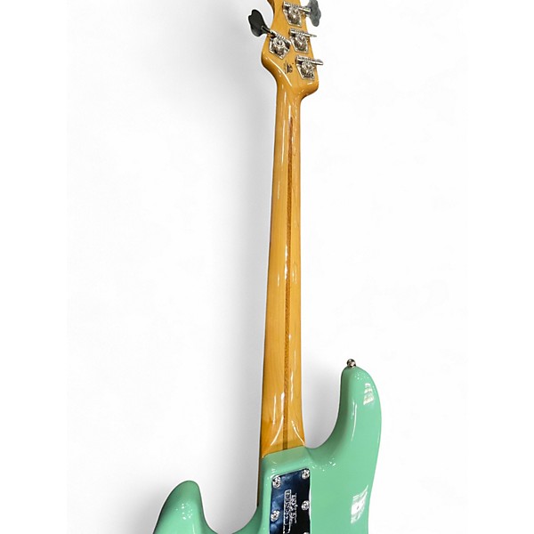 Used Ernie Ball Music Man Sting Ray Old Smoothie Mint Green Electric Bass Guitar