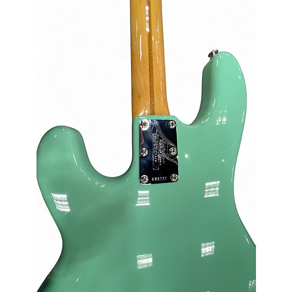 Used Ernie Ball Music Man Sting Ray Old Smoothie Mint Green Electric Bass Guitar