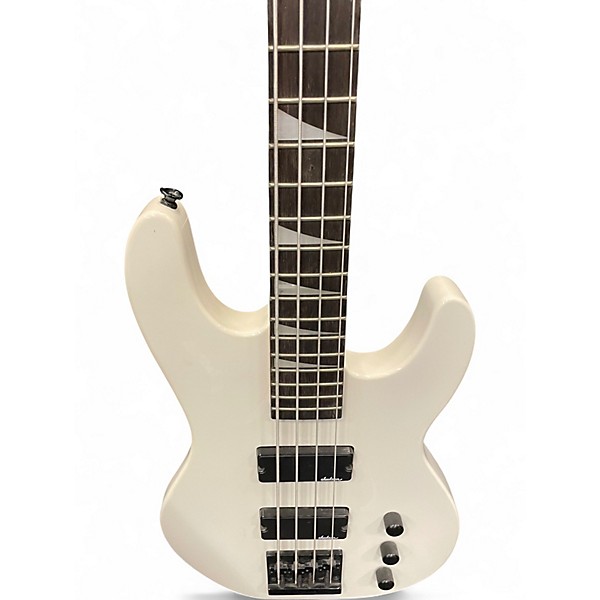 Used Jackson JS2 Concert White Electric Bass Guitar