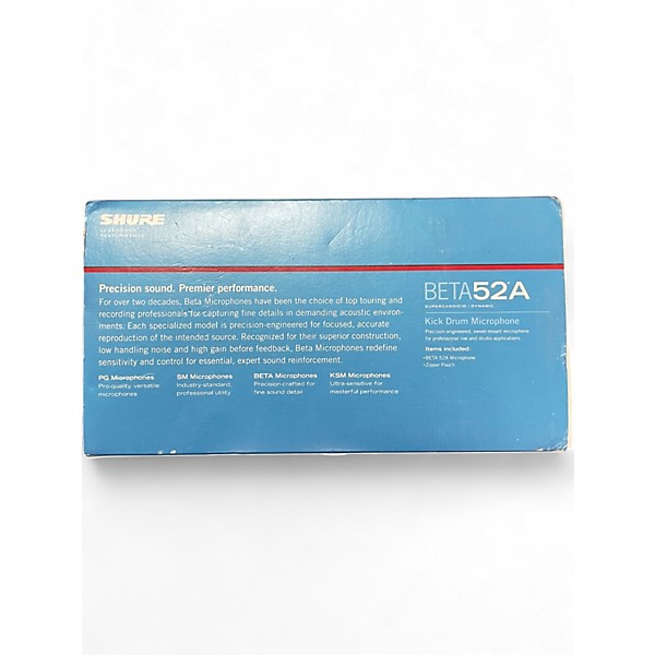 Used Shure Beta 52A Drum Microphone