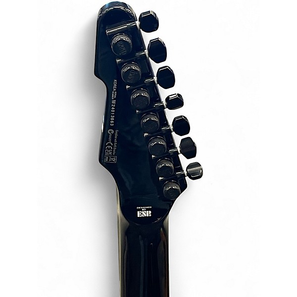Used ESP LTD SCT607B Stephen Carpenter Signature 7 String Black Solid Body Electric Guitar