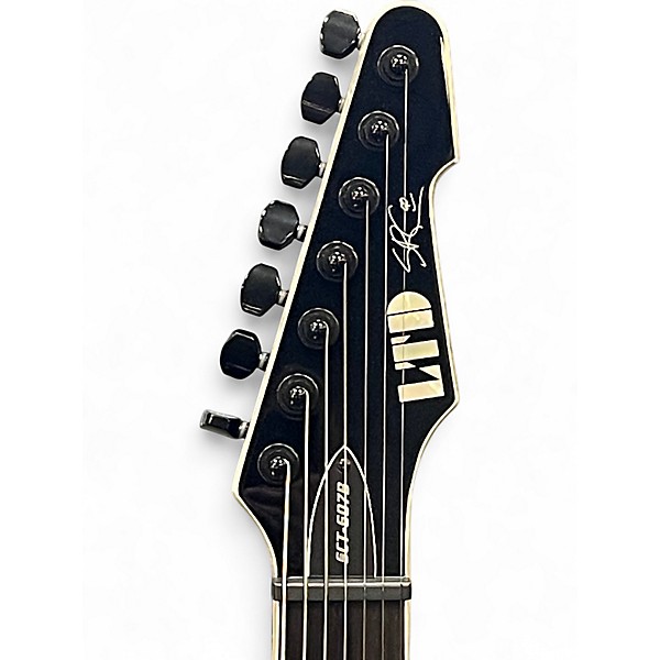 Used ESP LTD SCT607B Stephen Carpenter Signature 7 String Black Solid Body Electric Guitar