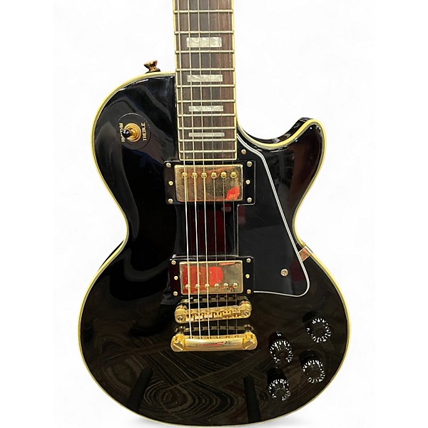 Used Epiphone Les Paul Custom Pro BLACK  Solid Body Electric Guitar