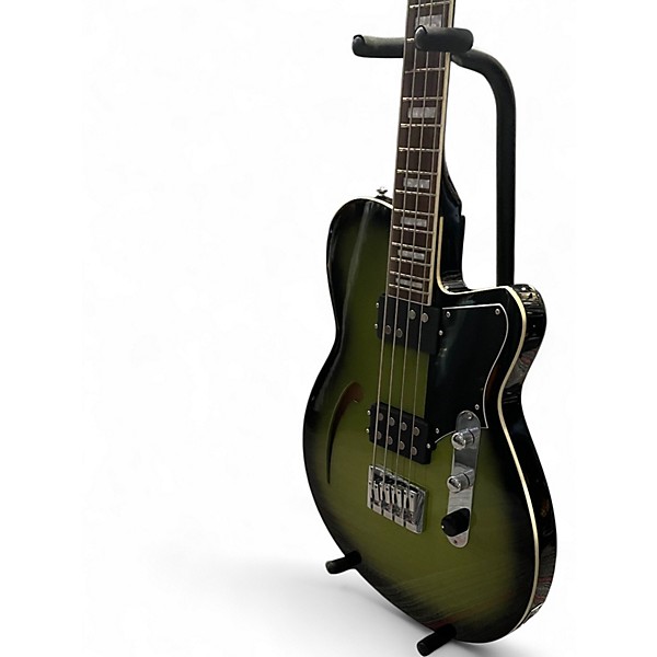 Used Reverend Dub King Avocado Burst Electric Bass Guitar