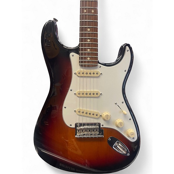 Used 2016 Fender 60TH ANNIVERSARY American Standard Stratocaster 3 Color Sunburst Solid Body Electric Guitar