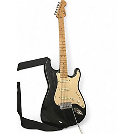 Used Fender Standard Stratocaster Black Solid Body Electric Guitar