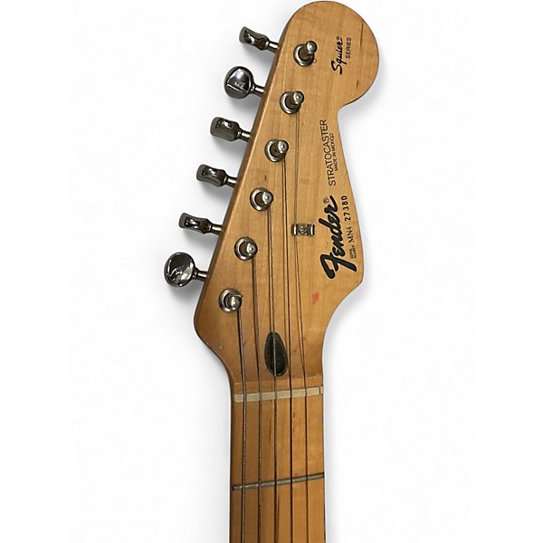 Used Fender Standard Stratocaster Black Solid Body Electric Guitar