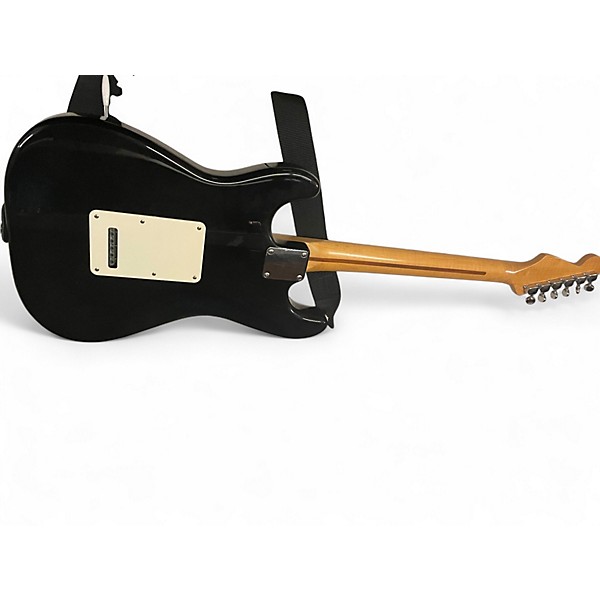 Used Fender Standard Stratocaster Black Solid Body Electric Guitar