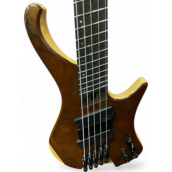 Used Ibanez EHB1265MS Natural Mocha Electric Bass Guitar