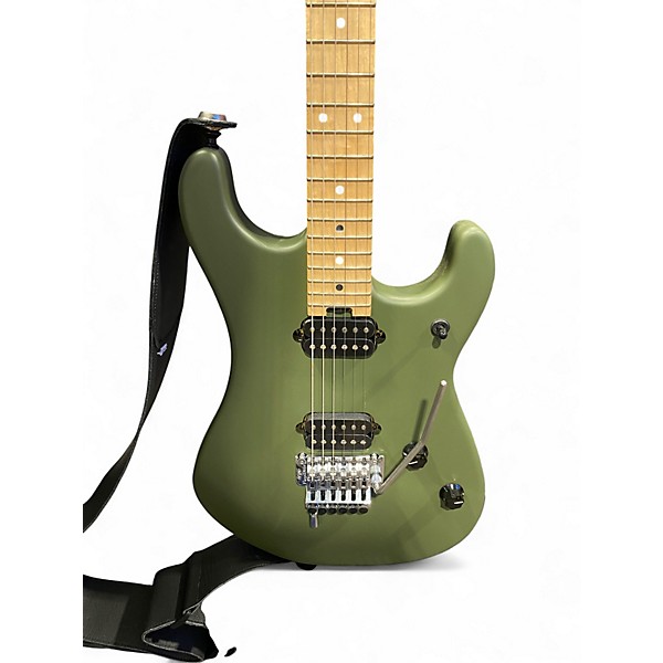 Used EVH 5150 Standard Olive Solid Body Electric Guitar