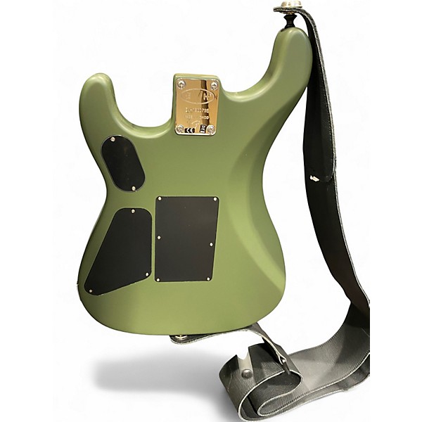 Used EVH 5150 Standard Olive Solid Body Electric Guitar