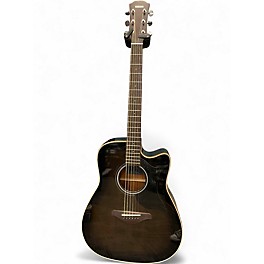 Used Yamaha A1M black burst Acoustic Electric Guitar
