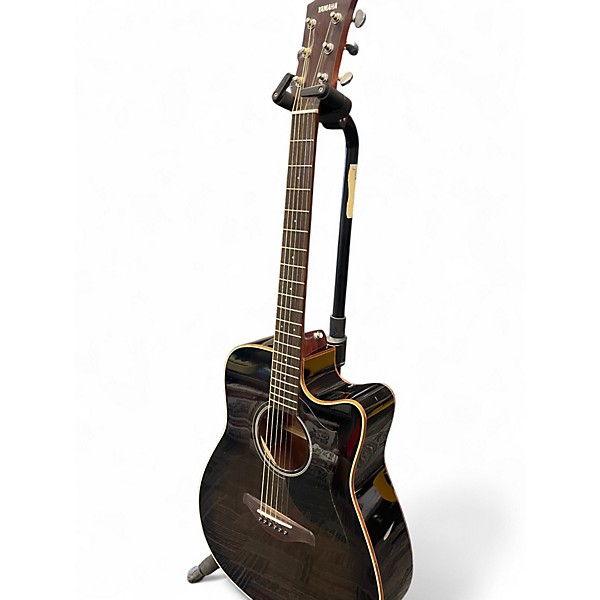 Used Yamaha A1M black burst Acoustic Electric Guitar