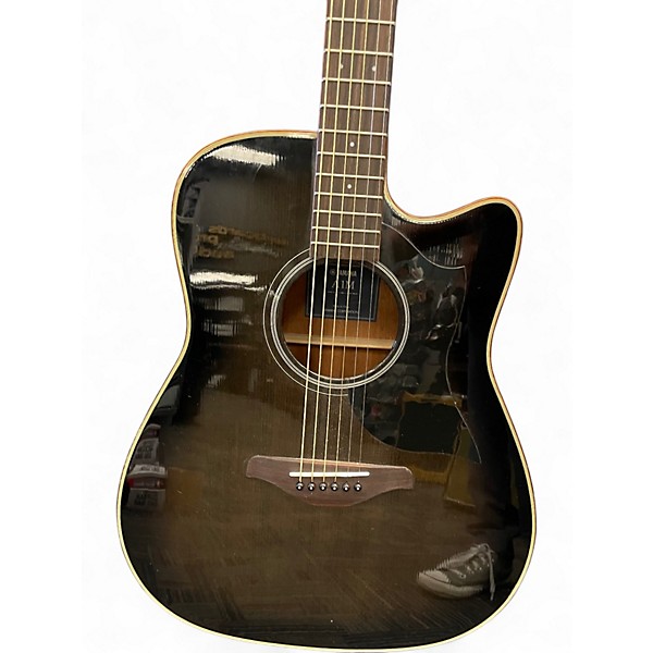 Used Yamaha A1M black burst Acoustic Electric Guitar