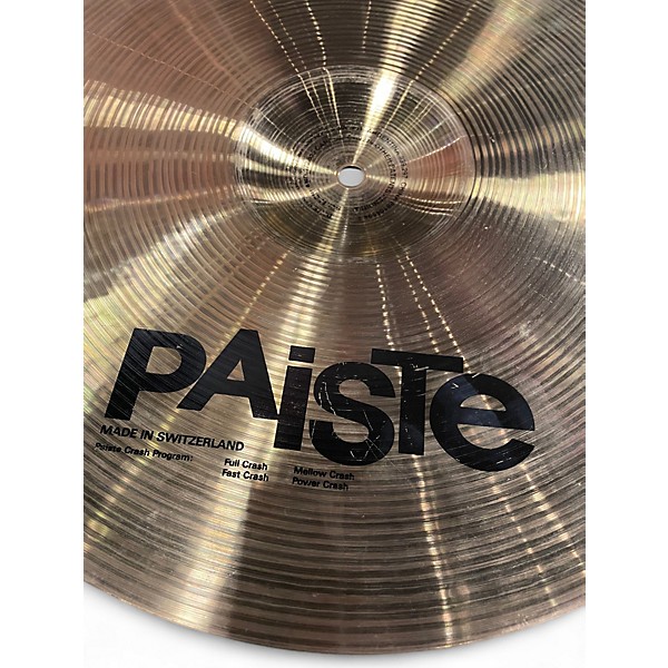 Used Paiste 16in Signature Power Crash Cymbal