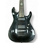 Used Schecter Guitar Research Damien Elite 7 Black Solid Body Electric Guitar