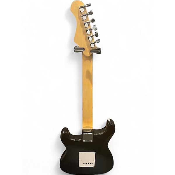 Used Rockjam Stratocaster  Black Solid Body Electric Guitar