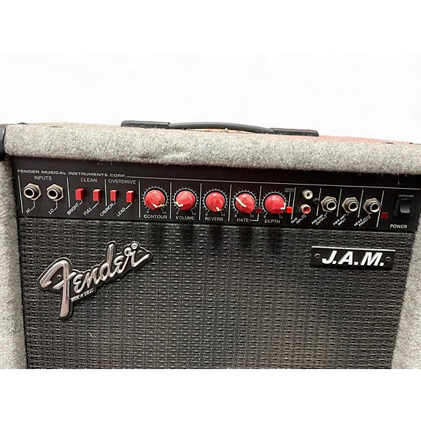 Vintage 1980s Fender Red Knob J.A.M Guitar Combo Amp