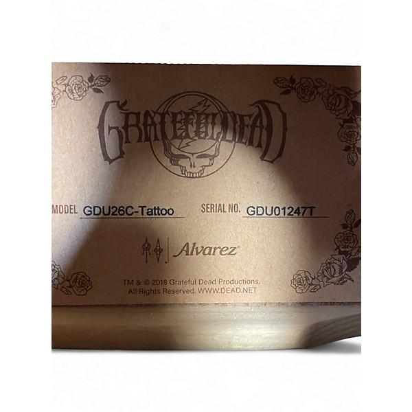Used Alvarez GDU26C Tattoo Tatoo Ukulele