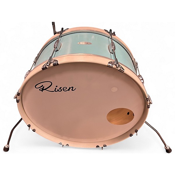Used 2020 Risen 3 Piece 2020 VINTAGE AQUA 3 PIECE KIT AQUA BLUE Drum Kit