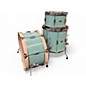 Used 2020 Risen 3 Piece 2020 VINTAGE AQUA 3 PIECE KIT AQUA BLUE Drum Kit