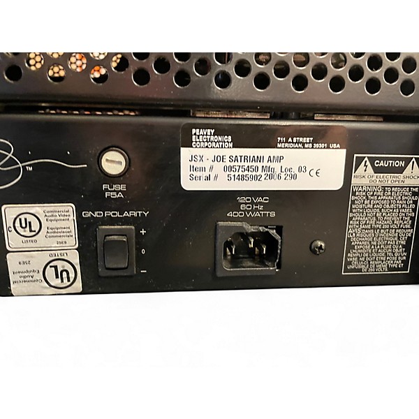 Used Peavey JSX Joe Satriani Signature 120W Tube Guitar Amp Head