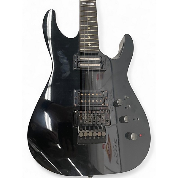 Used 1987 Kramer American Sutainer Black Solid Body Electric Guitar