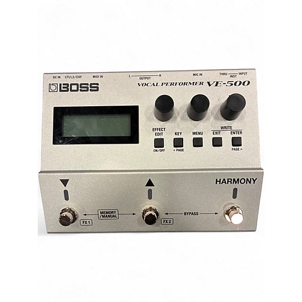 Used BOSS VE500 Vocal Performer Vocal Processor