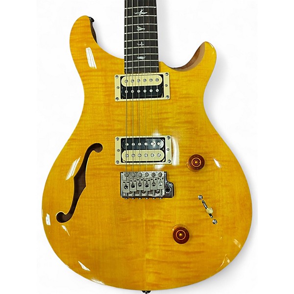 Used PRS CMSH SE Custom Natural Hollow Body Electric Guitar