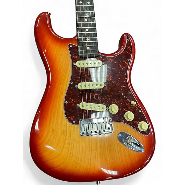 Used Fender American Fat Stratocaster Texas Special 3 Tone Sunburst Solid Body Electric Guitar