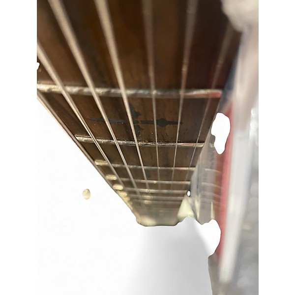 Used Schecter Guitar Research Demon 7 String Vintage White Solid Body Electric Guitar